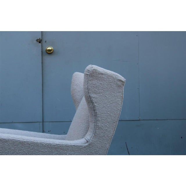 Italian High-Back Armchair, Italy, 1950s, in Very Good conditions. Designed 1950 to 1959