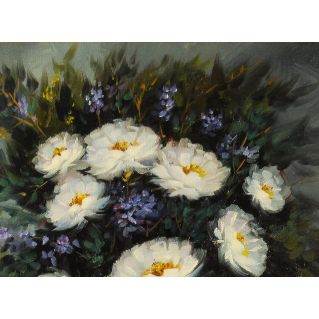 Victor Santos, Still Life Flowers, 1966 For Sale - Image 4 of 9