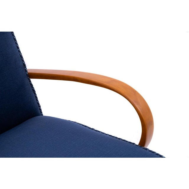 Brown 20th Century Armchairs by J. Halabala, Czechoslovakia., 1940s, Set of 2 For Sale - Image 8 of 16