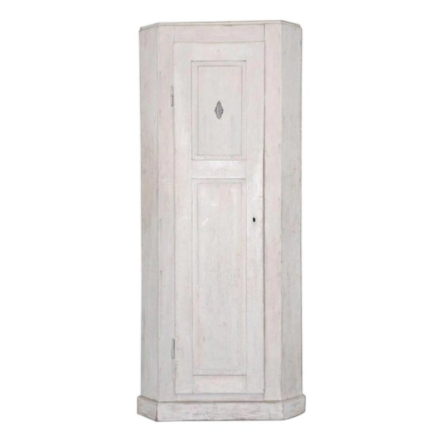 Early 19th-Century Gustavian Corner Cabinet For Sale