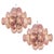 Disc Murano Glass Chandeliers, Set of 2 For Sale