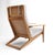 Pair of White Oak Outdoor Lounge Chairs For Sale In Savannah - Image 6 of 16