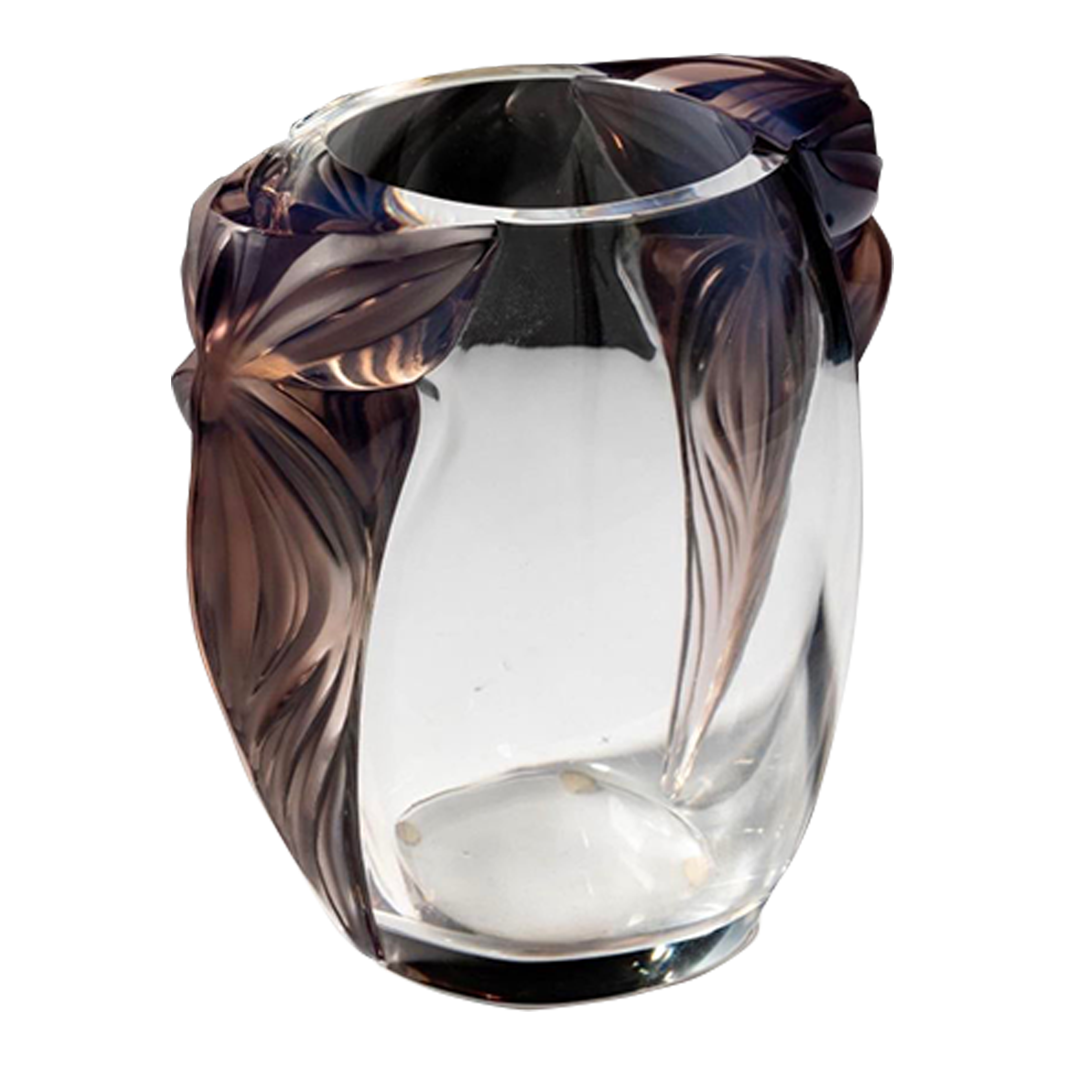 ART DECO Style ガラス 金属 花瓶　Vintage Vintage Art Deco Vases | Chairish
