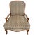 Late 20th Century Late 20th Century French Provincial Bergère Chair and Matching Ottoman Set For Sale - Image 5 of 16