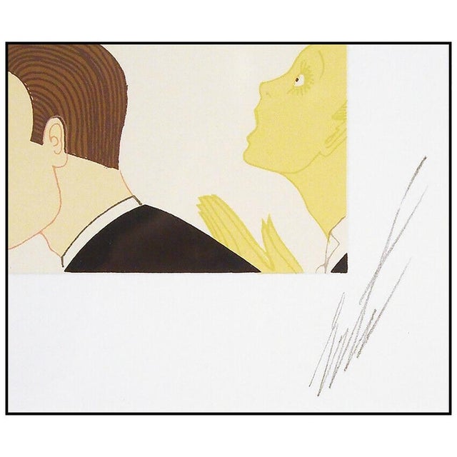 Art Deco 1980s The Portrait, Erté For Sale - Image 3 of 5