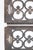 Pair of Reclaimed 14.5 In. Bronze Wall Register Grills For Sale - Image 6 of 6