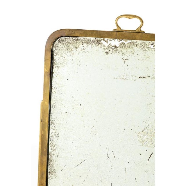 Metal Brass Haberdashery Shoe Mirror For Sale - Image 7 of 12