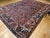 1900 - 1909 Vintage Oversize Persian Bakhtiari Rug, Hand-Knotted Wool, Geometric Pattern, Burgundy & Ivory, 11x15 For Sale - Image 5 of 16