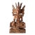 Antique Carved Gilt Wood Burmese Jambupati Buddha For Sale