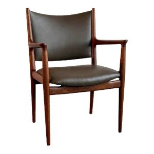 1950s Hans Wegner Model Jh-713 Teak Armchair for Johannes Hansen / Knoll Assoc.
