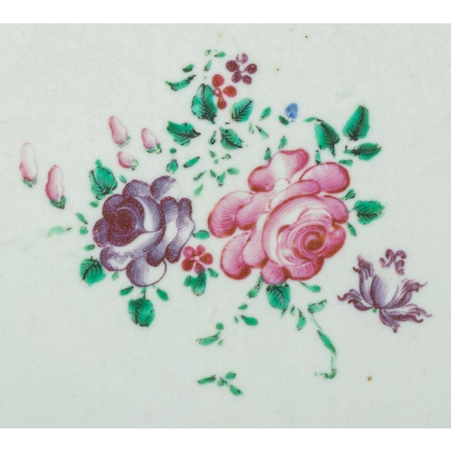 Chinese Export Famille Rose Porcelain Punch Bowl For Sale In New York - Image 6 of 7