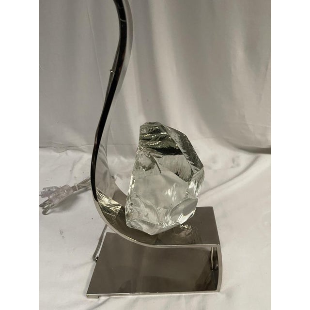 Brutalist Sculptural Lamp attributed to Angelo Brotto, 1970s For Sale - Image 4 of 6