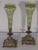 1940s Mid-Century Painted Glass Vases, Set of 2 For Sale - Image 5 of 5