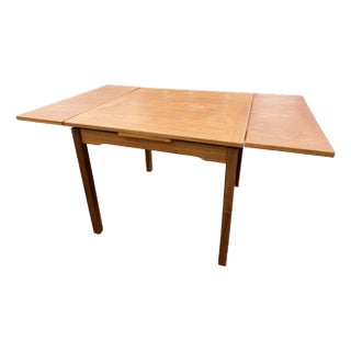 1970s Danish Extendable Dining Room Table For Sale