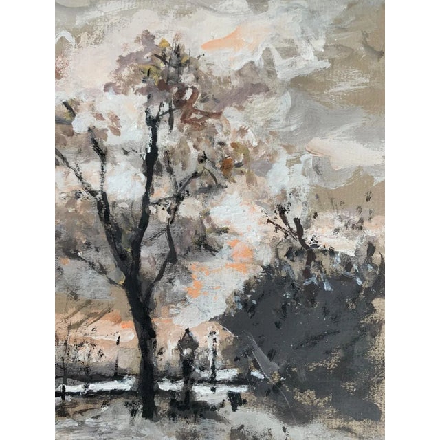 Magdalena Spasowicz, Landscape, Oil on Board, 2000 For Sale - Image 4 of 5