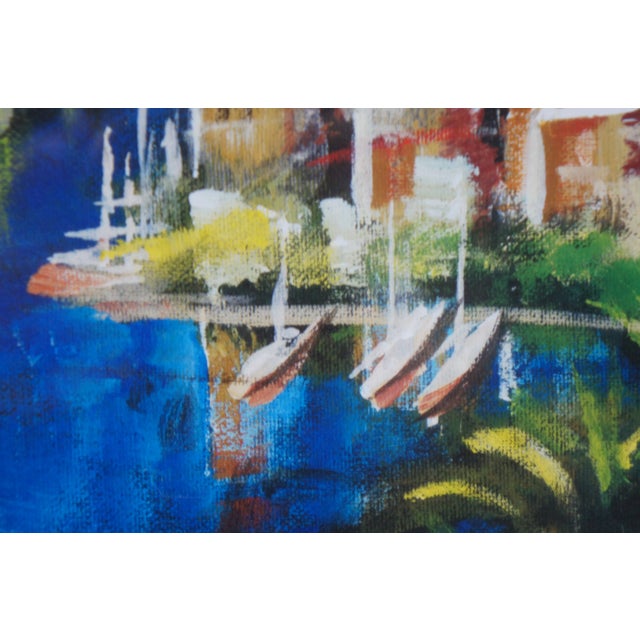 Vintage Pate Still Life with Window View of Seascape Print, Framed For Sale - Image 11 of 12