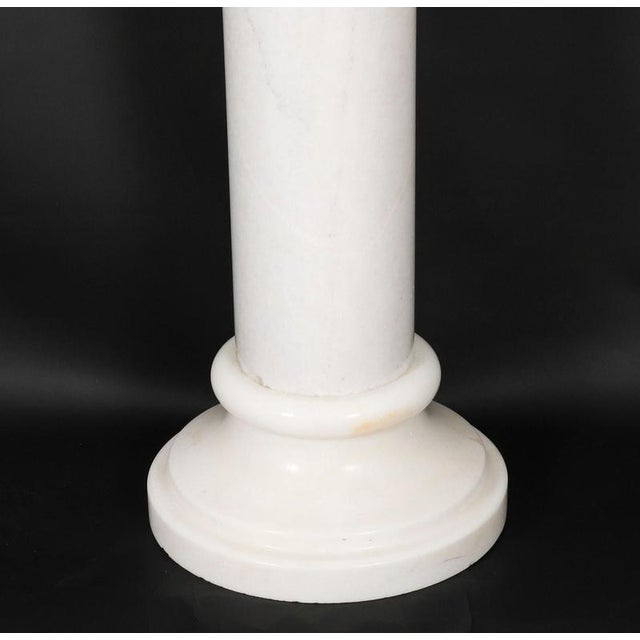 Vintage Portrait Bust of Roman Emperor Otho on Pedestal, 20th Century, Carrara For Sale - Image 17 of 18