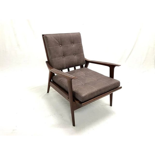 Mid-Century Armchair, 1950s For Sale - Image 9 of 10