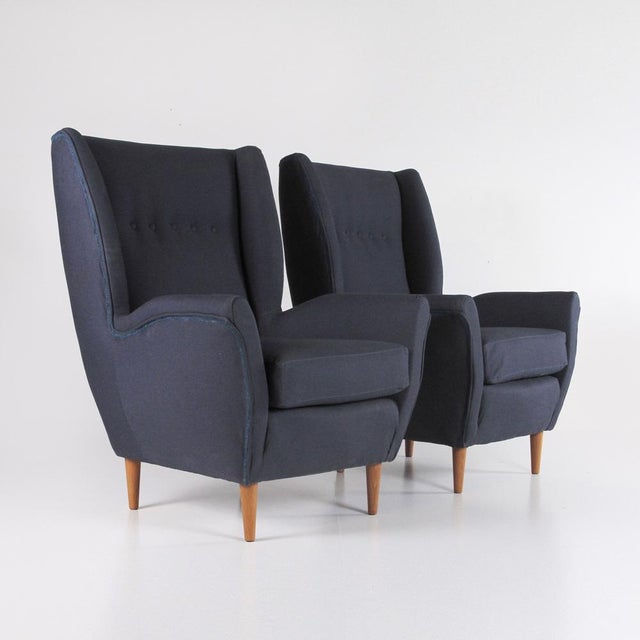 Vintage Italian Lounge Chairs, 1950s, Set of 2 For Sale - Image 6 of 10