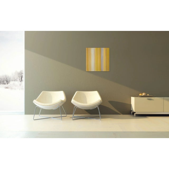 Acrylic on canvas Edition: Unique, Unframed. Matthew Langley's technique in creating the artworks come from building and...