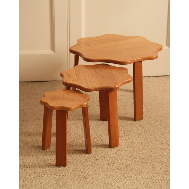 Vintage Nesting Tables, 1980s, Set of 3 For Sale - Image 6 of 10
