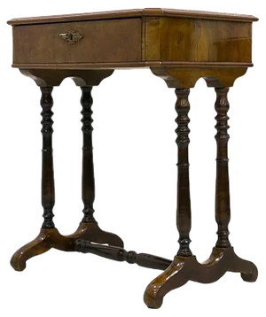 Antique Biedermeier Console Table, 1820s