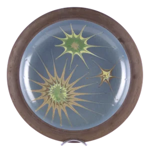 Scandinavian Ceramic Plate, 1960s