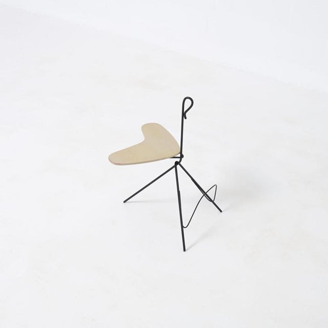 Wood Side Table by Willy Van Der Meeren, 1950s For Sale - Image 7 of 18