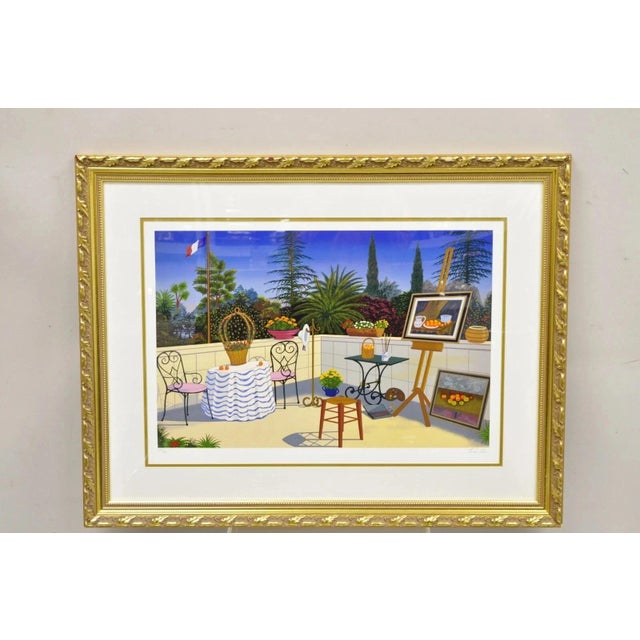 Limited Ed. Signed Fanch (Francois Ledan) Lithograph Atelier De Cezanne Artwork For Sale - Image 12 of 12