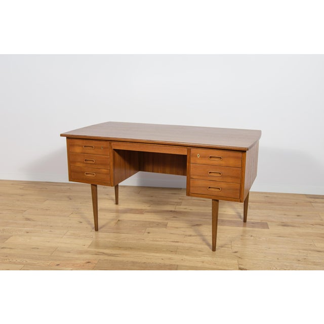 Mid-Century Modern Teak Desk from Edmund Jorgensen, Denmark, 1960s For Sale - Image 18 of 18