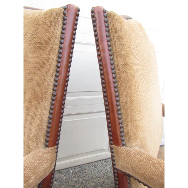 Pair or Antique French Louis XV Style Armchairs For Sale - Image 12 of 18