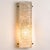 Structured Wave Glass and Brass Wall Light from Kaiser, 1970s For Sale - Image 18 of 18