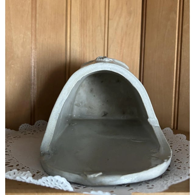 Ceramic Late 20th Century Vintage Jon Carlos Lopez Pottery Glazed Wine Bottle Holder Lion Head For Sale - Image 7 of 7