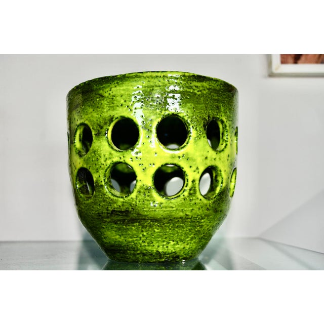 Mid-Century Modern Mado Jolain Gear Series Plant Pot Cover, 1963 For Sale - Image 3 of 10