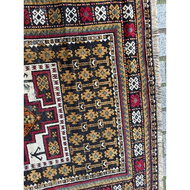 Turkmen Baluch Rug, 1920s For Sale - Image 12 of 18