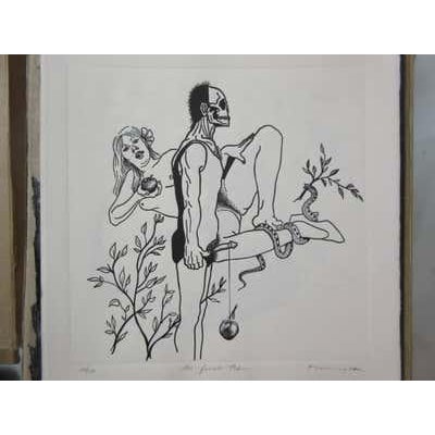 Printmaking Materials Mid 20th Century Nicolas Mordvinoff Images of Love Relief Etchings 100/100 - Set of 30 For Sale - Image 7 of 10