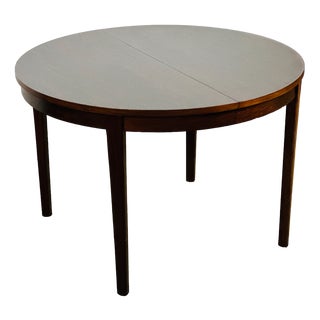 Rosewood Dining Table with Extension, 1960s For Sale