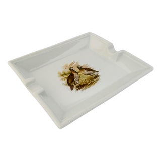 Vintage French Partridge Cigar Ashtray or Catchall by Porcelaine Des Brémailles For Sale