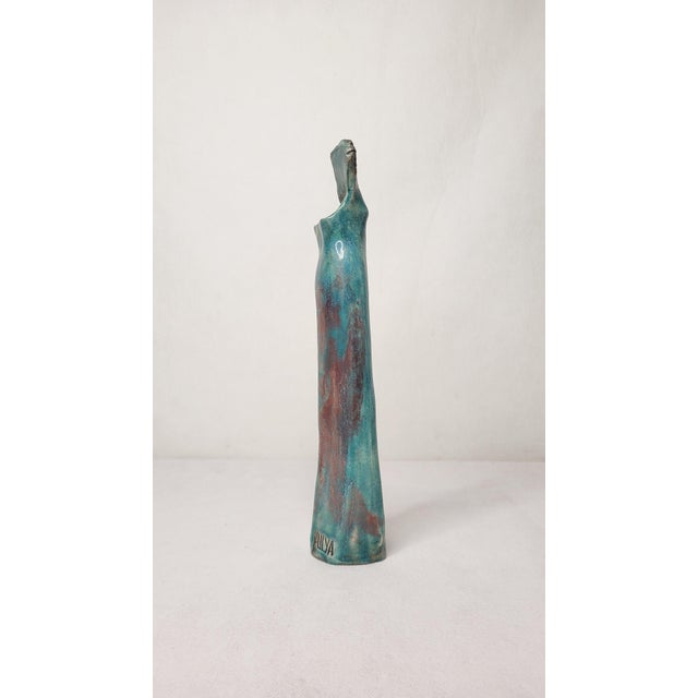 Sandstone Soliflore Vase by Hulya Tanguy for Raku, 2000s For Sale - Image 3 of 9