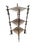 Brass Iron Figural Brass Tone Victorian Pedestal For Sale - Image 8 of 17