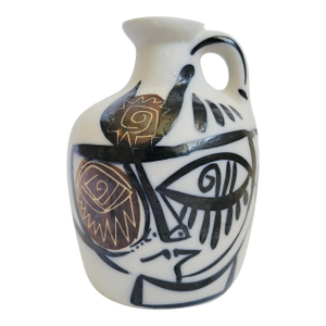 Vintage Otero Regal Spain Pottery Jug Vase Hand Painted