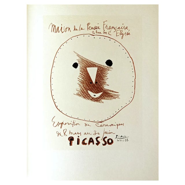 Pablo Picasso, Ceramiques Cannes, 1959, Lithograph For Sale