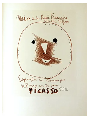 Pablo Picasso, Ceramiques Cannes, 1959, Lithograph