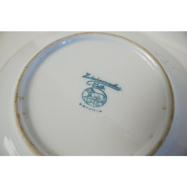 Antique Hutschenreuther Selb LHS Bavaria Gold Crest Salad Plates - Set of 4 For Sale - Image 12 of 15