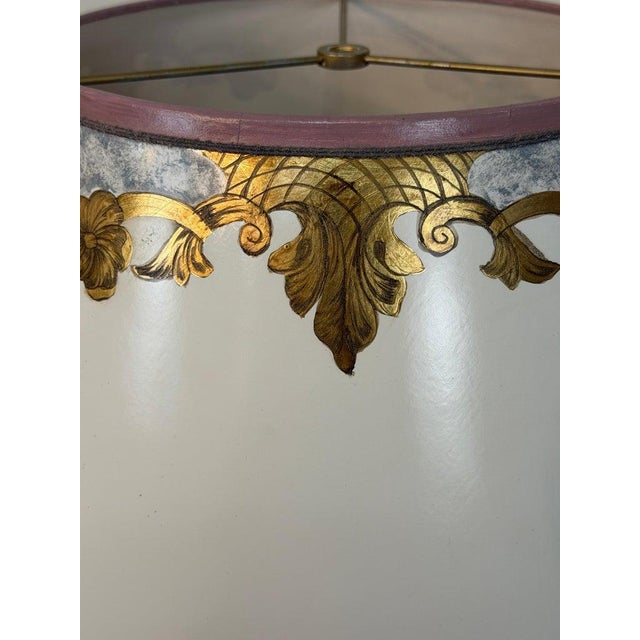 Mid 20th Century Murano Barovier & Toso Style Pink Bullicante Glass Table Lamps - a Pair For Sale - Image 17 of 18