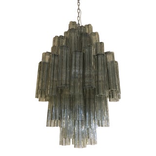 Contemporary Modern "Tronco" Murano Glass Sputnik Chandelier Venini Style For Sale