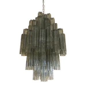 Contemporary Modern "Tronco" Murano Glass Sputnik Chandelier Venini Style