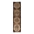 Vintage Circa 1940 Brown Turkish Oushak Hand Knotted Wool Runner 3ft 11in X 15ft 1in For Sale