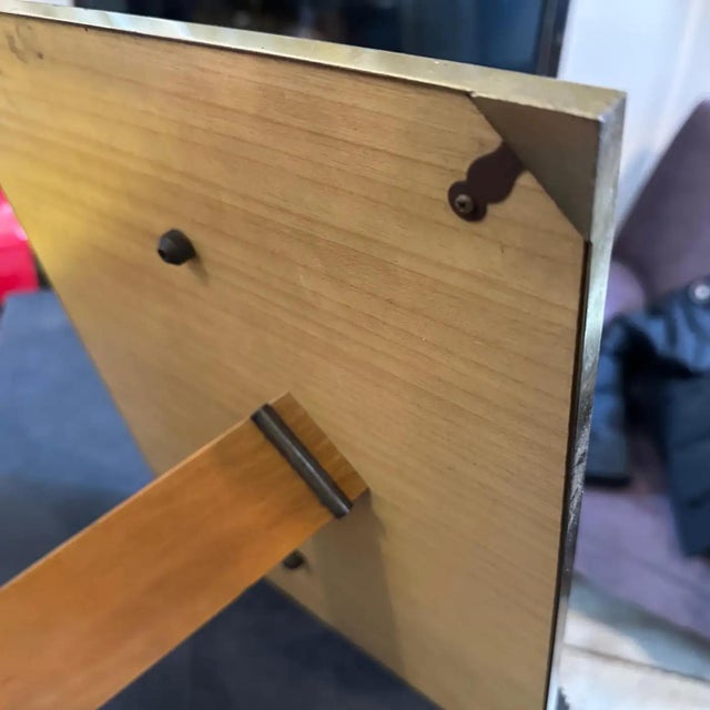 Mid-Century Modern An High Quality 1970s Romeo Rega Style Mid-Century Modern Italian Picture Frame For Sale - Image 3 of 12