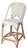 Solstice 25 in. Seat Height Rattan Counter Stool with Back and Footrest, Tan Beige For Sale